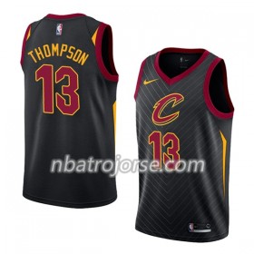 Män Cleveland Cavaliers Tröja Tristan Thompson 13 Nike 2017-18 Svart Swingman